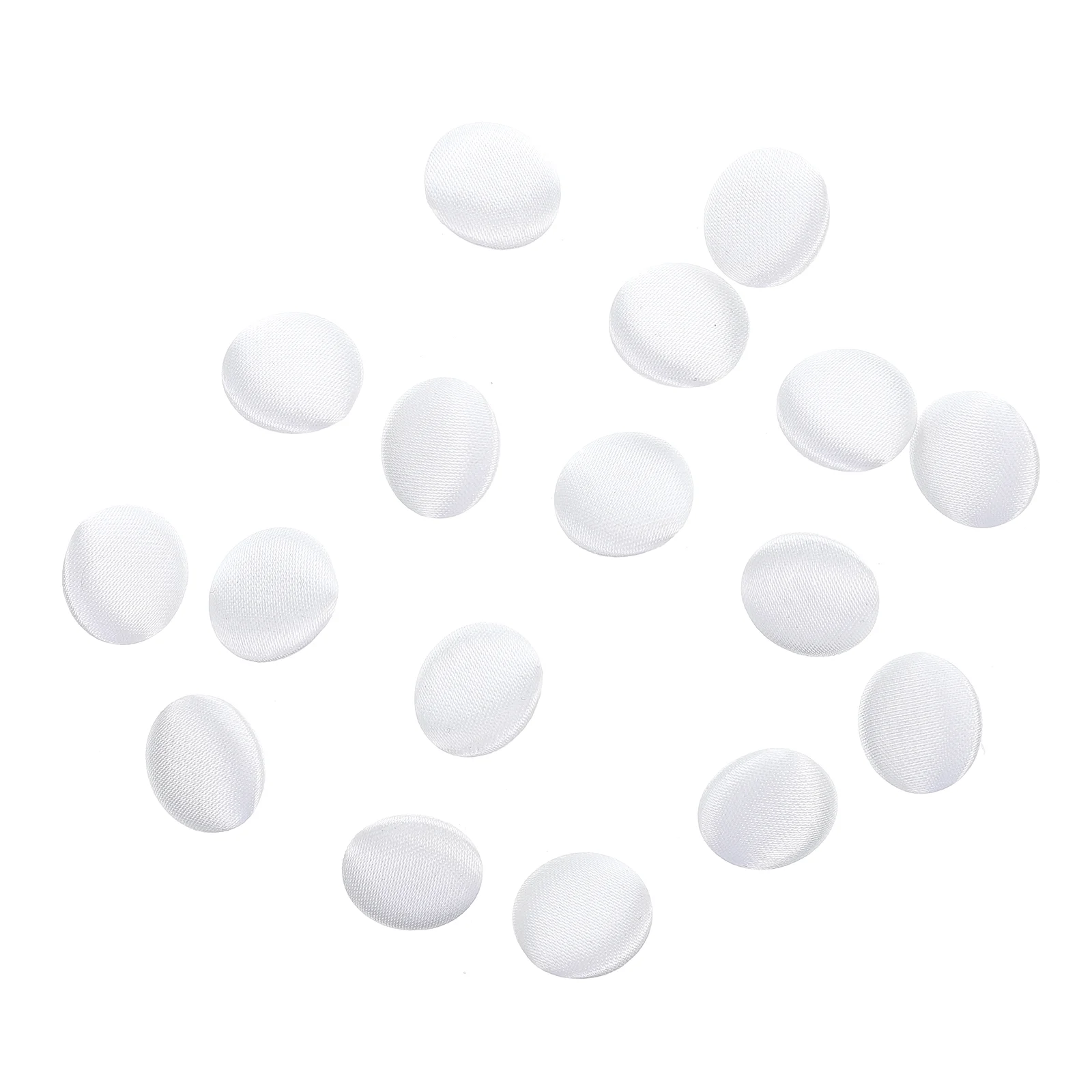 15 Pcs Women's Blouses White Sewing Buttons Satin Covered Supplies Set for Bridal Cloth Fabric Gowns Trim Miss Suits
15 Pcs Women's Blouses White Sewing Buttons Satin Covered Supplies Set for Bridal Cloth Fabric Gowns Trim Miss Suits