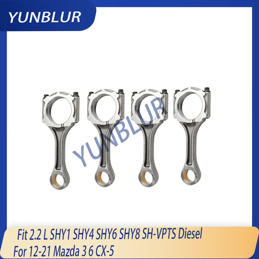 4PCS Enging Parts Connecting Rod Kit Fit 2.2 L SHY1 SHY4 SHY6 SHY8 SH-VPTS Diesel For 12-21 Mazda 3 6 CX-5
4PCS Enging Parts Connecting Rod Kit Fit 2.2 L SHY1 SHY4 SHY6 SHY8 SH-VPTS Diesel For 12-21 Mazda 3 6 CX-5