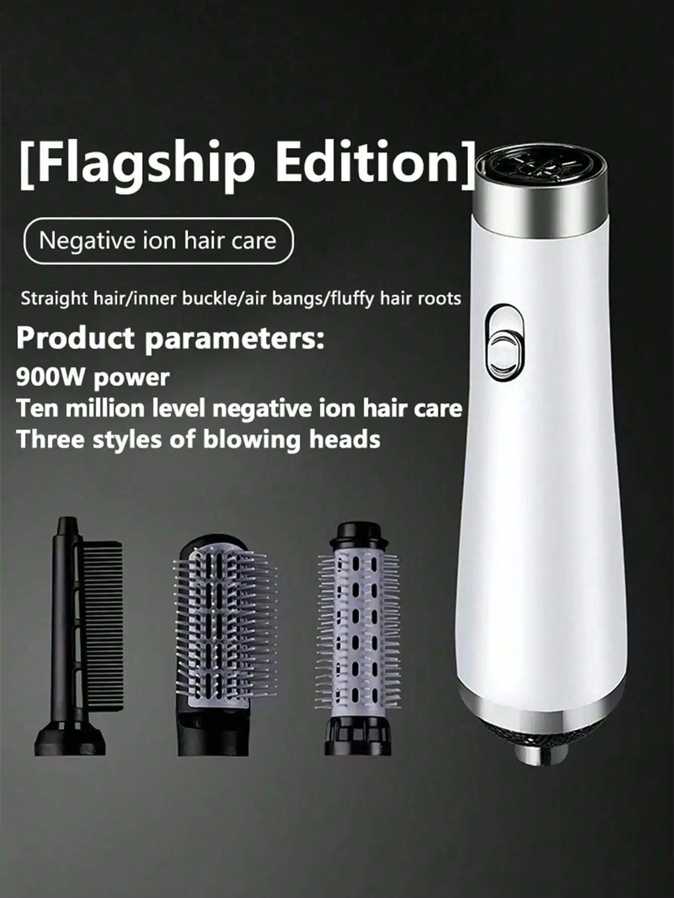 1pc Multifunctional 4-In-1 Hot Air Styling Comb For Hairdressing With Hair Dryer And Straightener, Hair Care Tool
1pc Multifunctional 4-In-1 Hot Air Styling Comb For Hairdressing With Hair Dryer And Straightener, Hair Care Tool