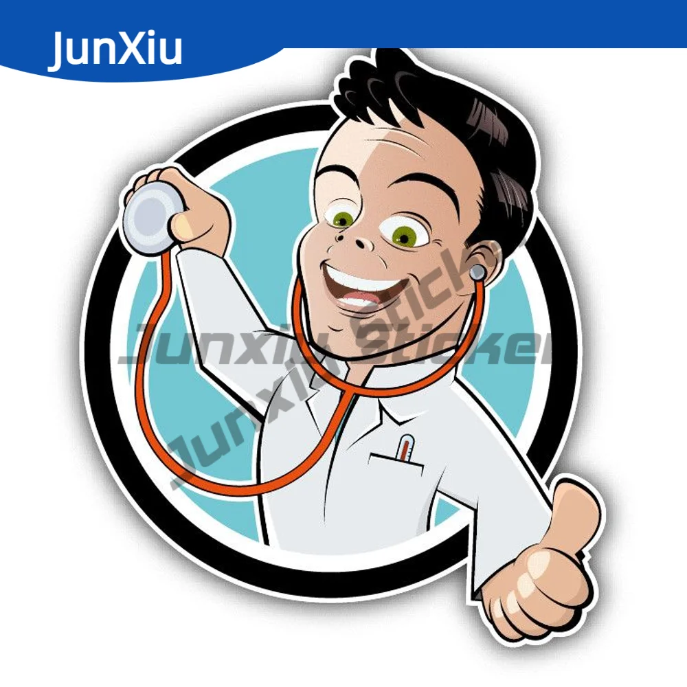Cartoon Doctor Funny Sticker Guitar Pickup Car Body Bumper Anti Scratch Exterior Decor Decal Suv Car Decals Bycicle V 125 Motor
Cartoon Doctor Funny Sticker Guitar Pickup Car Body Bumper Anti Scratch Exterior Decor Decal Suv Car Decals Bycicle V 125 Motor