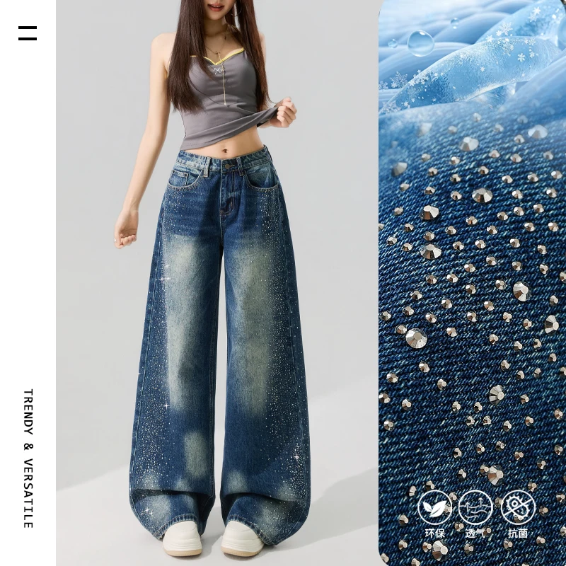 Spring Summer Women's Elegant Low Waist Jeans Y2K High Quality Wide Leg Denim Pants Streetwear Trendy Pockets Lady Long Trousers
Spring Summer Women's Elegant Low Waist Jeans Y2K High Quality Wide Leg Denim Pants Streetwear Trendy Pockets Lady Long Trousers
