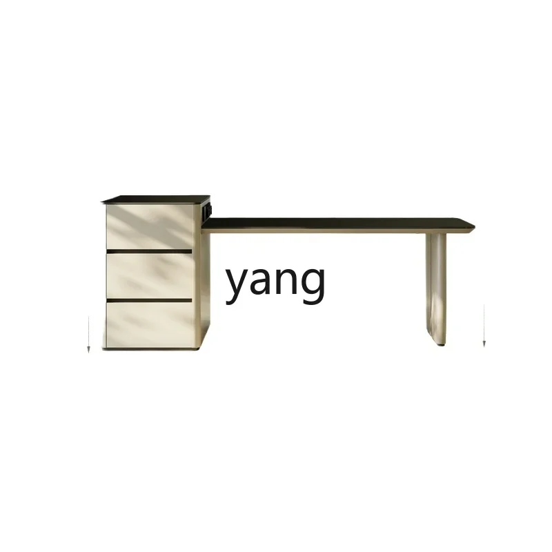 CX black and white rock slab island dining table integrated retractable modern middle island dining table
CX black and white rock slab island dining table integrated retractable modern middle island dining table