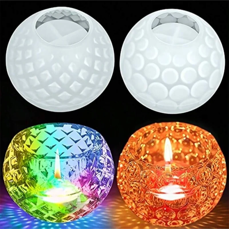 2 Tealight Candlestick Resin Mold Votive Bowl Silicone Epoxy Casting Mold for DIY Jewelry Boxes Wedding Center Table Decorations
2 Tealight Candlestick Resin Mold Votive Bowl Silicone Epoxy Casting Mold for DIY Jewelry Boxes Wedding Center Table Decorations