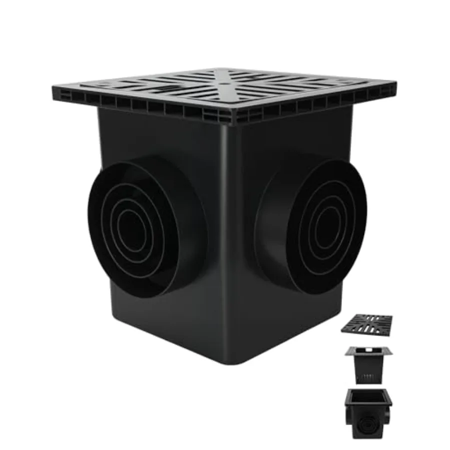 Upgrade -Inch Catch Basin Drainage Kit with Debris Basket Strainer, Fit for 4 Size ", 3", 4-3/8", 6-3/8" Pipes, for Garden, Yar
Upgrade -Inch Catch Basin Drainage Kit with Debris Basket Strainer, Fit for 4 Size ", 3", 4-3/8", 6-3/8" Pipes, for Garden, Yar