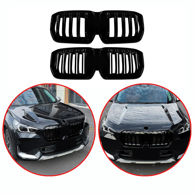 For BMW X1 IX1 U11 2023+ High Quality ABS Single Line & Double Lines Kidney Grille Car Front Bumper Grill Glossy Black
For BMW X1 IX1 U11 2023+ High Quality ABS Single Line & Double Lines Kidney Grille Car Front Bumper Grill Glossy Black