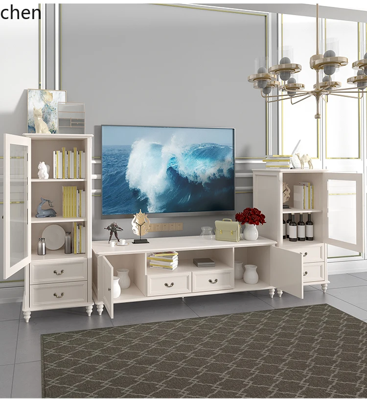 HXL pure solid wood light luxury TV video wall wine cabinet combination floor cabinet
HXL pure solid wood light luxury TV video wall wine cabinet combination floor cabinet