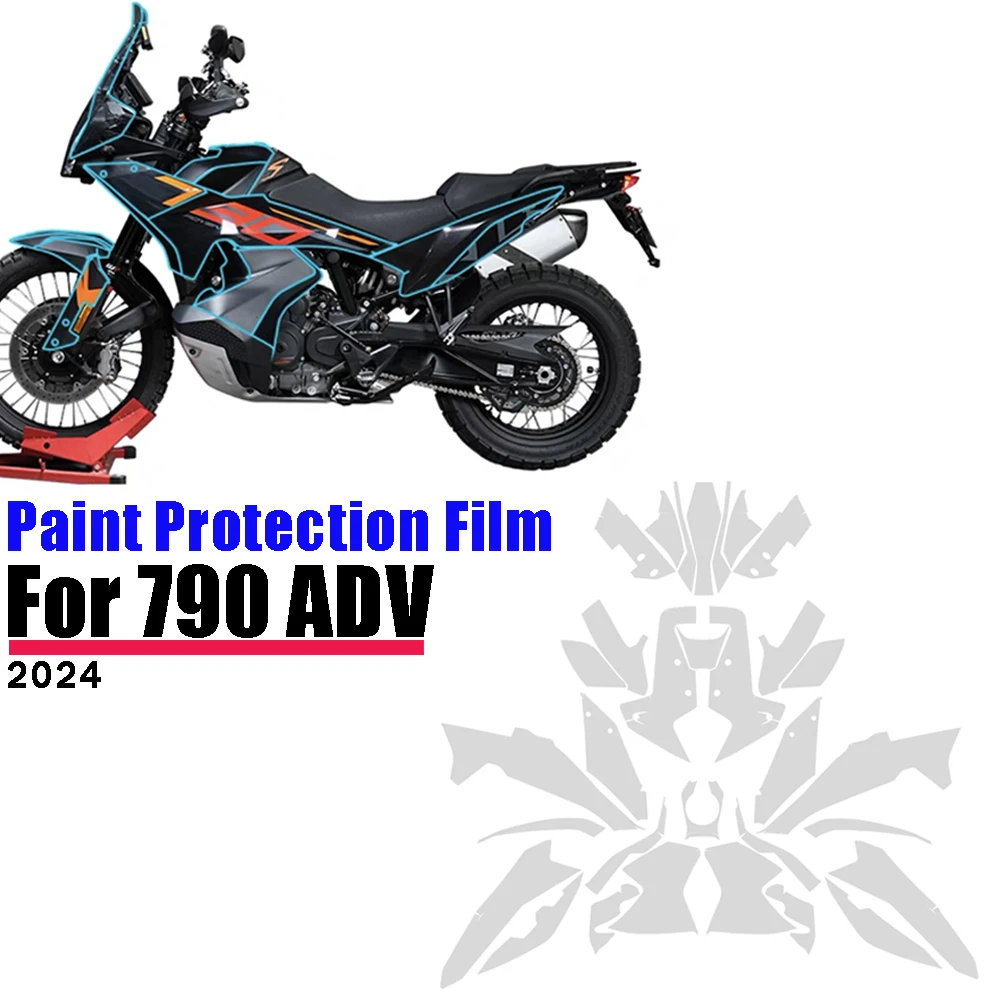 Защитная пленка с рисунком для 790 Adventure PPF, наборы для защиты краски, подходит для 790 ADV, невидимый автомобильный чехол, пленка из ТПУ для мотоцикла
Защитная пленка с рисунком для 790 Adventure PPF, наборы для защиты краски, подходит для 790 ADV, невидимый автомобильный чехол, пленка из ТПУ для мотоцикла