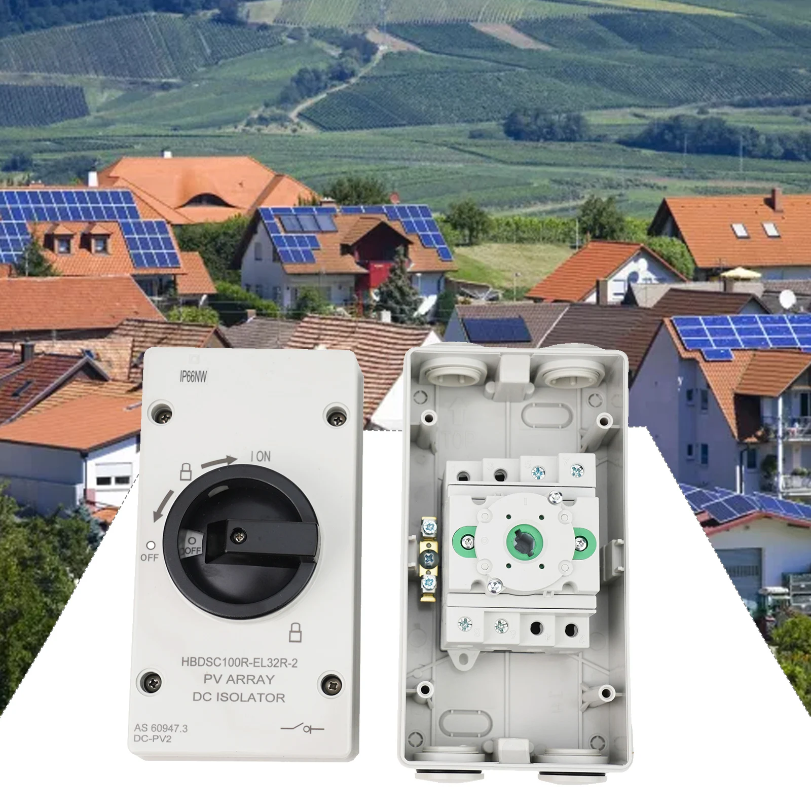 1pcs IP66 2P 16A/1000V 50/60HZ Solar Photovoltaic Load Switch DC Isolator Circuit Breaker Electrical Equipment
1pcs IP66 2P 16A/1000V 50/60HZ Solar Photovoltaic Load Switch DC Isolator Circuit Breaker Electrical Equipment