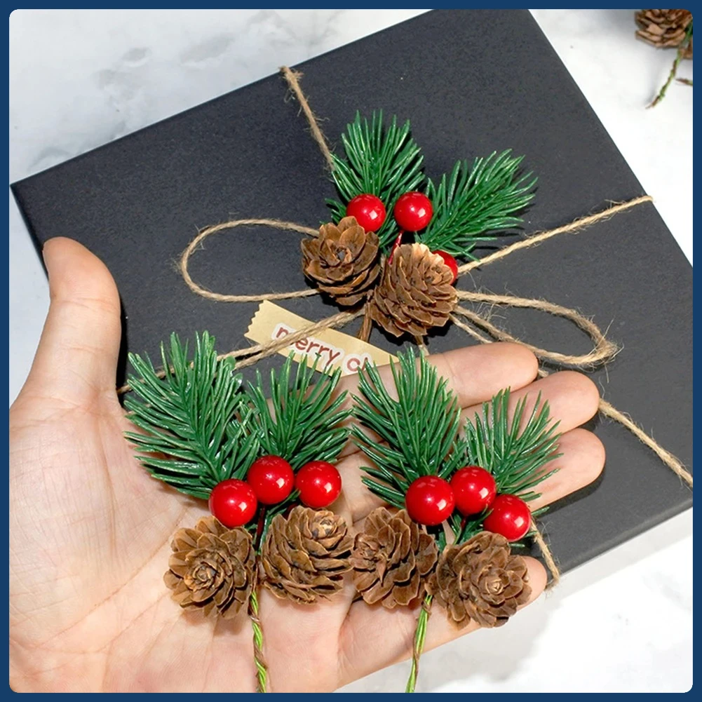 10pcs Christmas Drop Ornaments Artificial Pinecone Red Berry Home Decor Simulation Pine Cone Christmas Tree Pendant Decorations
10pcs Christmas Drop Ornaments Artificial Pinecone Red Berry Home Decor Simulation Pine Cone Christmas Tree Pendant Decorations
