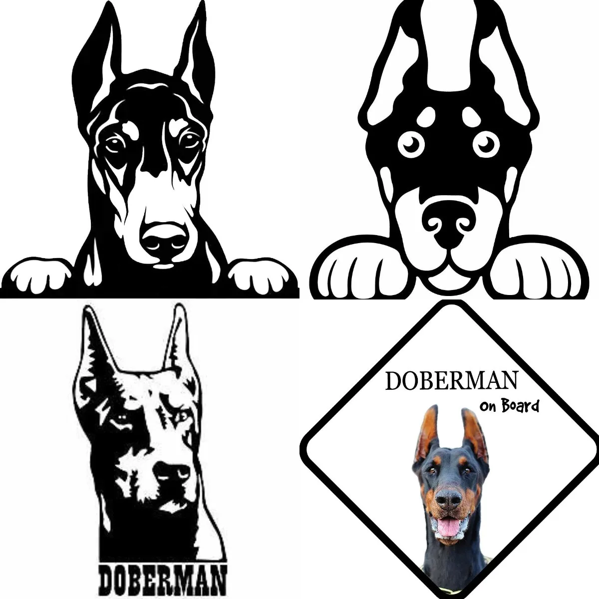 Graffiti Cartoon Animals Doberman Pinscher Car Magnet Bumper Refrigerator Sticker Waterproof Decor Reflective Sunscreen
Graffiti Cartoon Animals Doberman Pinscher Car Magnet Bumper Refrigerator Sticker Waterproof Decor Reflective Sunscreen