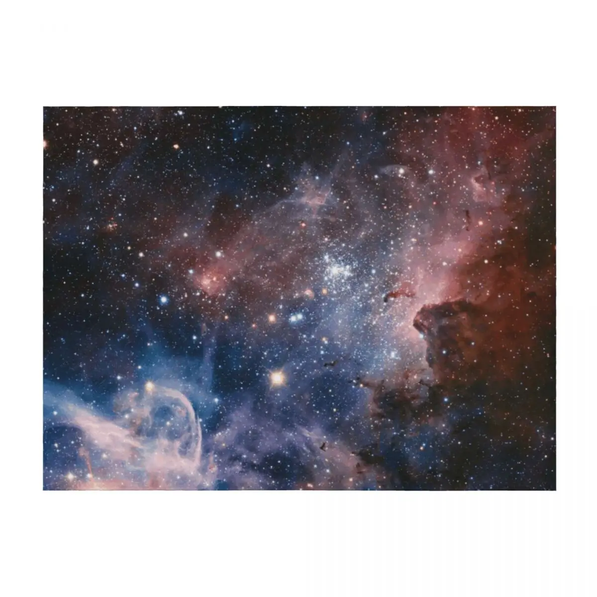 Carina Nebula (NGC 3372) - Panoramic view of the emission nebula in the constellation of Carina Throw Blanket
Carina Nebula (NGC 3372) - Panoramic view of the emission nebula in the constellation of Carina Throw Blanket