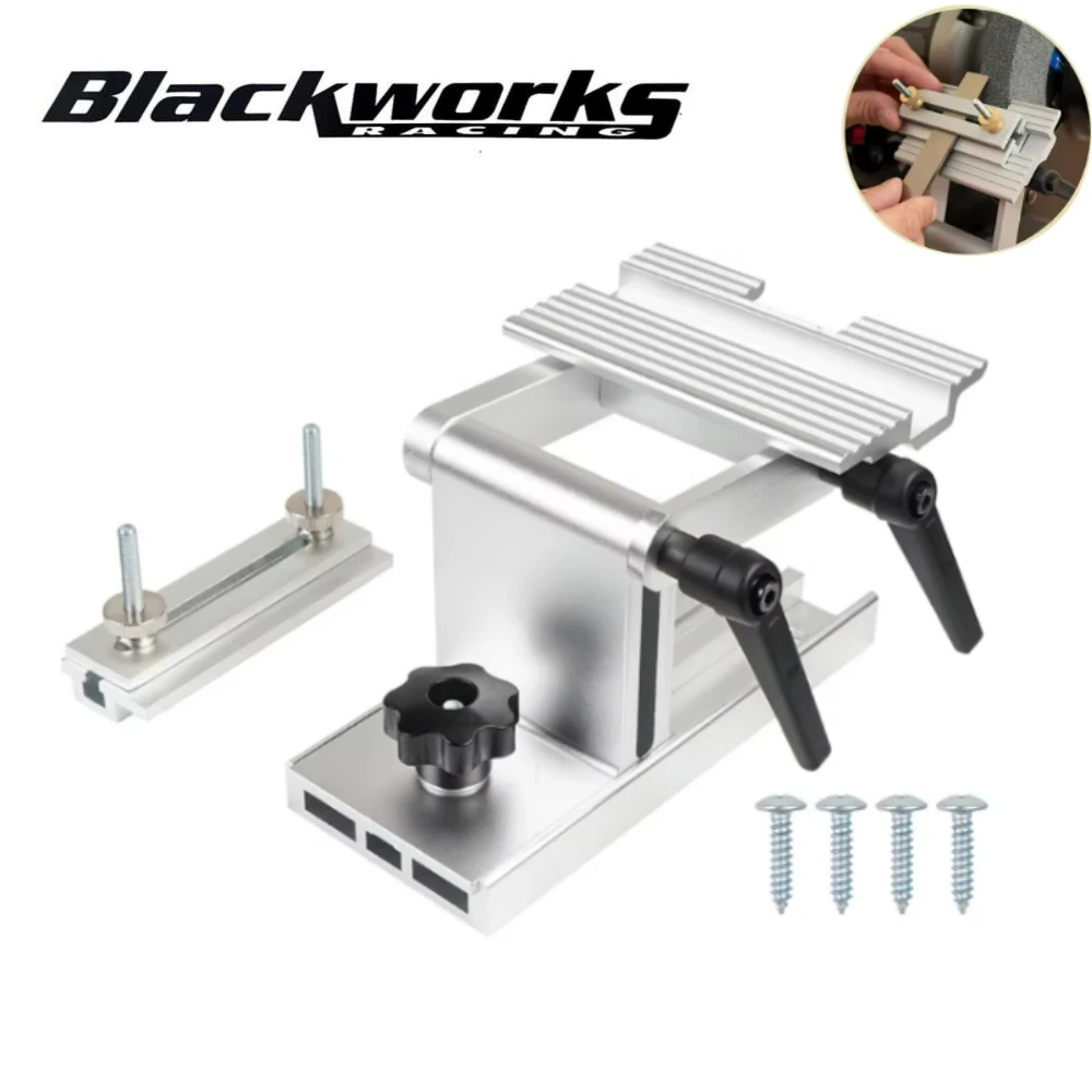 Регулируемый сменный инструмент для заточки подставки для 6-дюймовых, 8-дюймовых настольных шлифовальных станков, система точилки для ножей, красный/серебристый 
Регулируемый сменный инструмент для заточки подставки для 6-дюймовых, 8-дюймовых настольных шлифовальных станков, система точилки для ножей, красный/серебристый