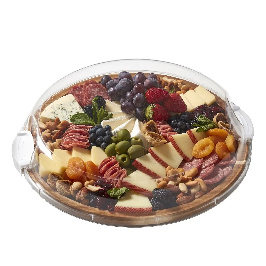 Build-A-Board 14-Inch Round Acacia Cutting Board with Single Compartment and Locking Lid
Build-A-Board 14-Inch Round Acacia Cutting Board with Single Compartment and Locking Lid
