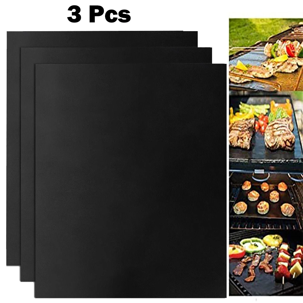 1pc Grill Mats Grill Mat 3-piece Set Non-stick 50x40cm For Gas Grill Outdoor Camping Picinic Cooking Supplies Accessories
1pc Grill Mats Grill Mat 3-piece Set Non-stick 50x40cm For Gas Grill Outdoor Camping Picinic Cooking Supplies Accessories