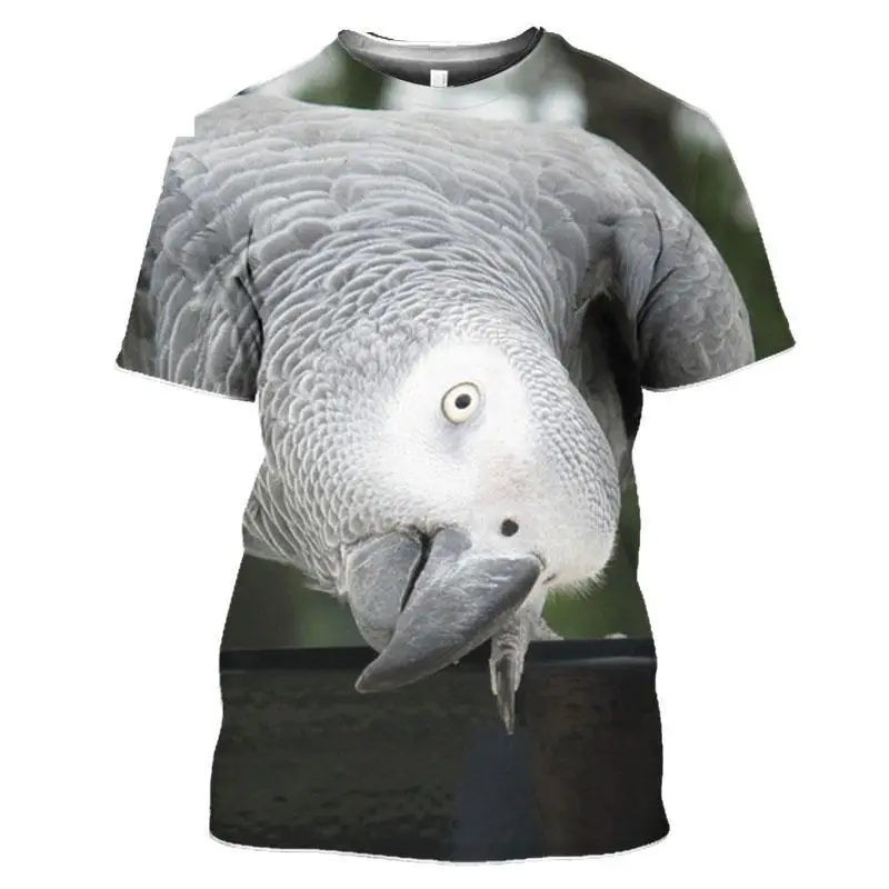 New Grey Parrot 3d Printed Bird Funny Animal Pattern Men's Women's Children's T-shirts Breathable Lightweight Summer Sports Tops
New Grey Parrot 3d Printed Bird Funny Animal Pattern Men's Women's Children's T-shirts Breathable Lightweight Summer Sports Tops