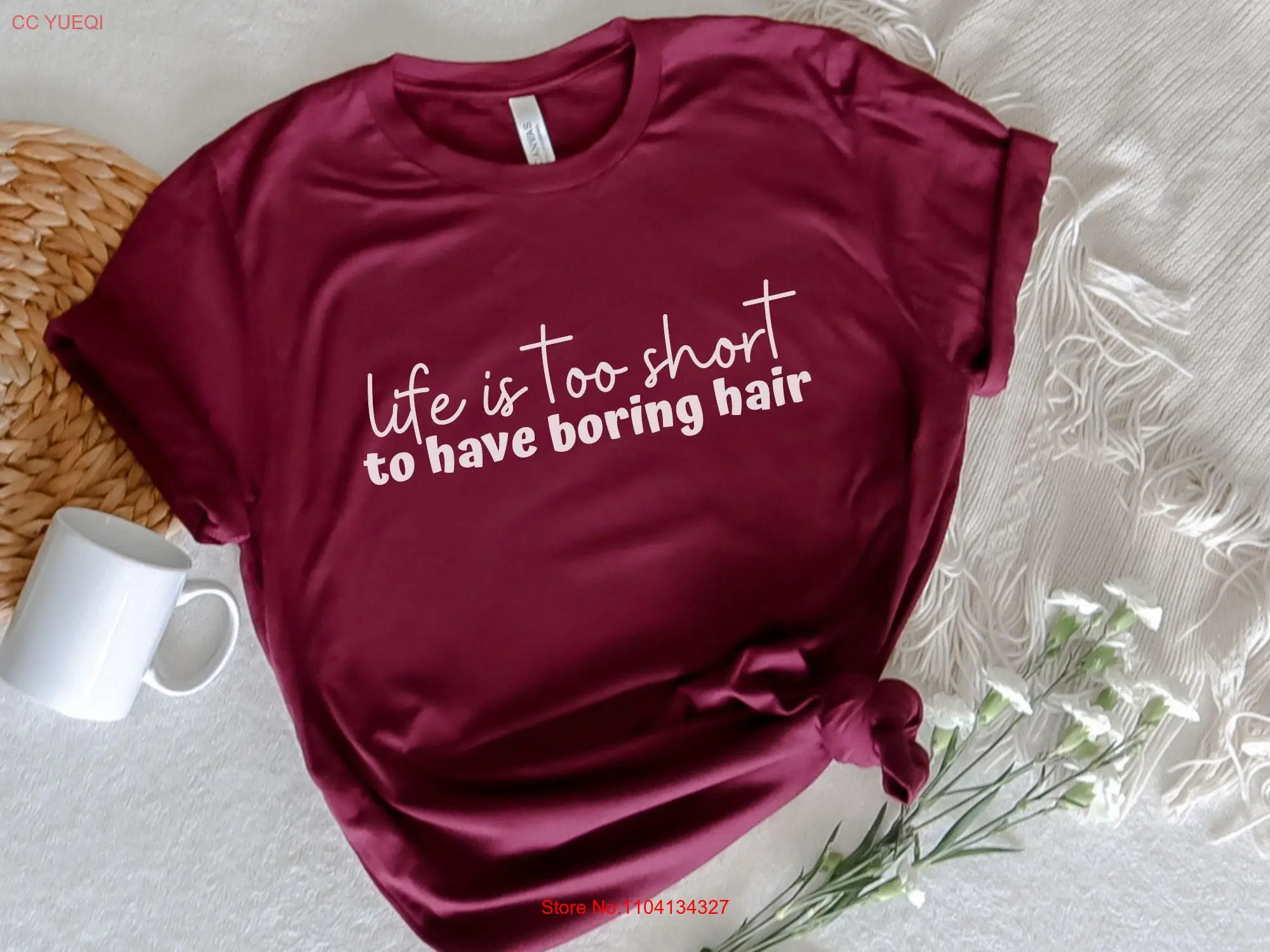 Футболка Life Is Too Short To Have Boring Hair Cool Colorful Pride, милая прическа для парикмахеров с длинными или короткими рукавами
Футболка Life Is Too Short To Have Boring Hair Cool Colorful Pride, милая прическа для парикмахеров с длинными или короткими рукавами