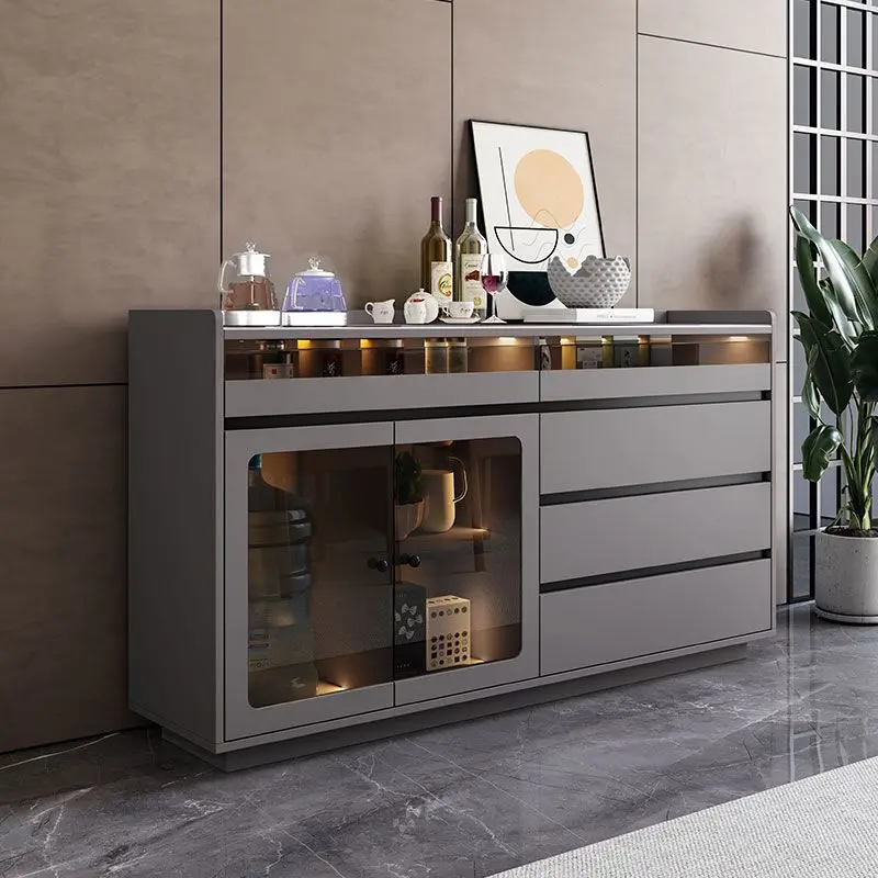 Desktop tea bar machine with kettle, household integrated cabinet, side cabinet, small desktop.
Desktop tea bar machine with kettle, household integrated cabinet, side cabinet, small desktop.