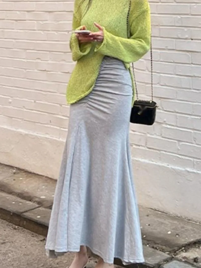 Autumn Korean 2024 Version New High Waisted Solid Slim Short Skirt Women Pleated Asymmetric Slit Solid Slim Wrap Hip Skirt WJGJ
Autumn Korean 2024 Version New High Waisted Solid Slim Short Skirt Women Pleated Asymmetric Slit Solid Slim Wrap Hip Skirt WJGJ