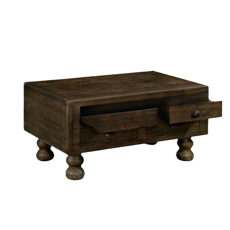 American retro solid wood coffee table small apartment living room storage table coffee table
American retro solid wood coffee table small apartment living room storage table coffee table