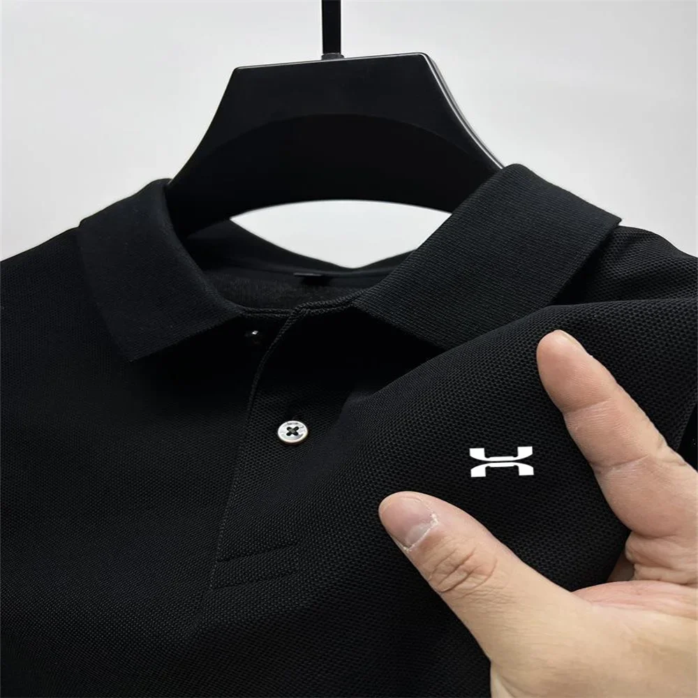 High-end men's T-shirts in 2025, high-quality and fashionable golf Polo shirts for men, and solid-color cool business casual wea
High-end men's T-shirts in 2025, high-quality and fashionable golf Polo shirts for men, and solid-color cool business casual wea