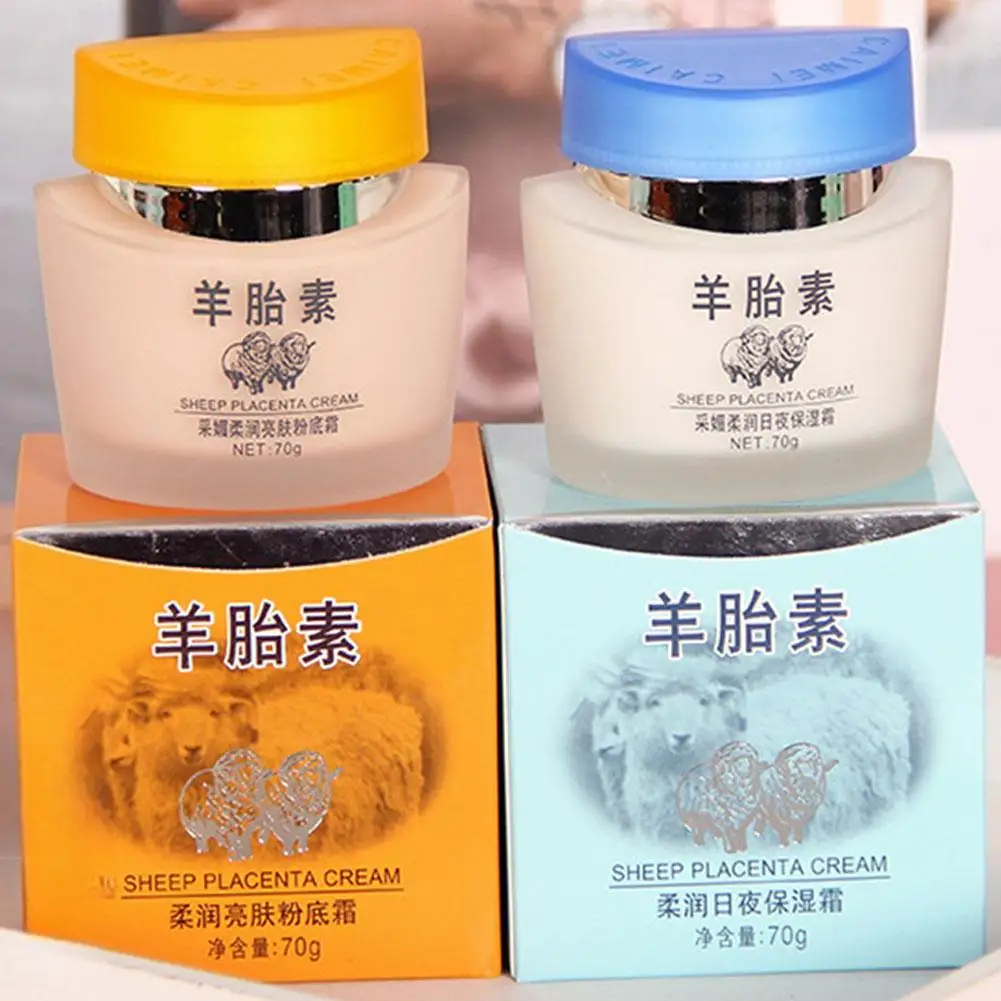 Крем для лица с овечьей плацентой, 70 г, брендовый питательный, осветляющий, отбеливающий тональный крем, восстанавливающий, восстанавливающий, освежающий, безмасляный увлажняющий крем
Крем для лица с овечьей плацентой, 70 г, брендовый питательный, осветляющий, отбеливающий тональный крем, восстанавливающий, восстанавливающий, освежающий, безмасляный увлажняющий крем