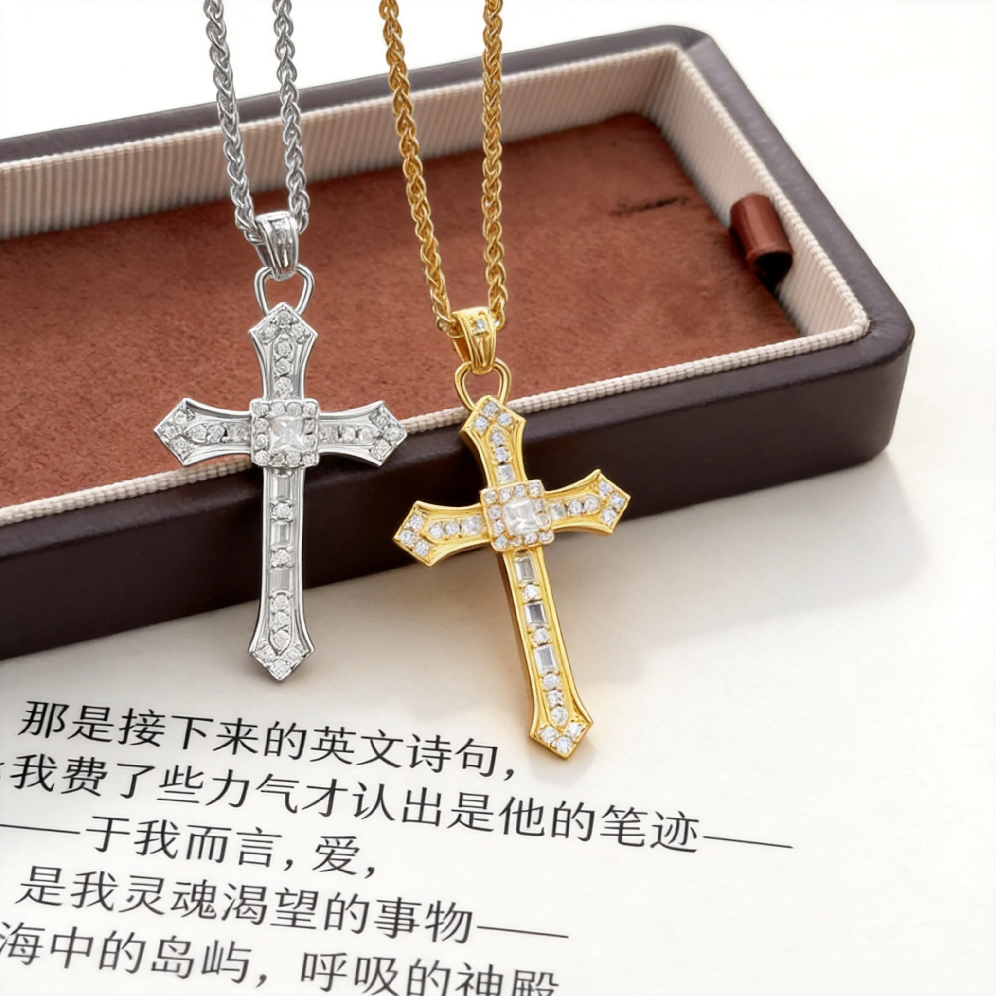 2026 Trendy Cubic Zirconia Cross Pendant Necklace For Women Men Daily Wear Party Birthday Gift Elegant Fashion Jewelry Accessory
2026 Trendy Cubic Zirconia Cross Pendant Necklace For Women Men Daily Wear Party Birthday Gift Elegant Fashion Jewelry Accessory