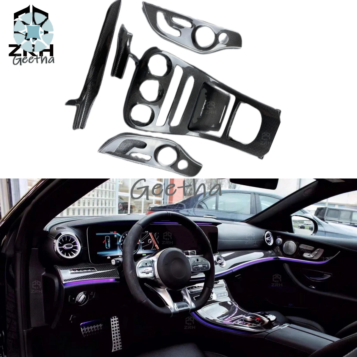 For Interior Decor Door Trim Panel Console Panel Carbon Fiber Interior For Mercedes Benz W205 C63 C Class
For Interior Decor Door Trim Panel Console Panel Carbon Fiber Interior For Mercedes Benz W205 C63 C Class