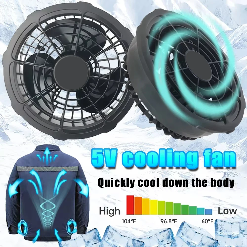 5V / 12V DC Cooling Fan 1 or 2 PCS For Air Conditioner Vest Jacket Summer Outdoor High Temperature Work Fishing Vest Cool Fans
5V / 12V DC Cooling Fan 1 or 2 PCS For Air Conditioner Vest Jacket Summer Outdoor High Temperature Work Fishing Vest Cool Fans