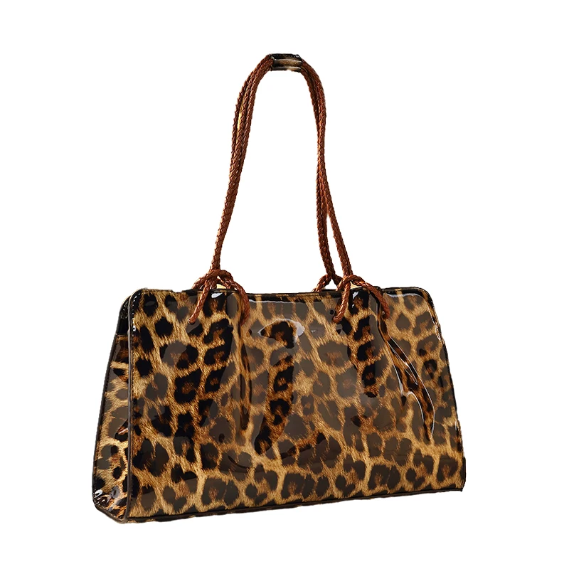 Luxury Fashion Leather Women's Bag Styling All-match 2025 New Woven Handle Mom Tote Handbag Large Capacity Leopard Shoulder Bags
Luxury Fashion Leather Women's Bag Styling All-match 2025 New Woven Handle Mom Tote Handbag Large Capacity Leopard Shoulder Bags