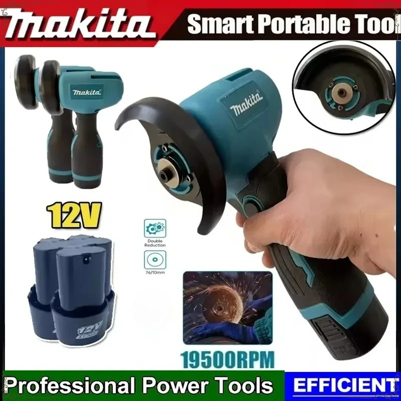 Makita Mini Angle Grinder 19500RPM Cordless Rechargeable Handheld Grinding Polishing Grinding Cutting Machine Power Tool
Makita Mini Angle Grinder 19500RPM Cordless Rechargeable Handheld Grinding Polishing Grinding Cutting Machine Power Tool