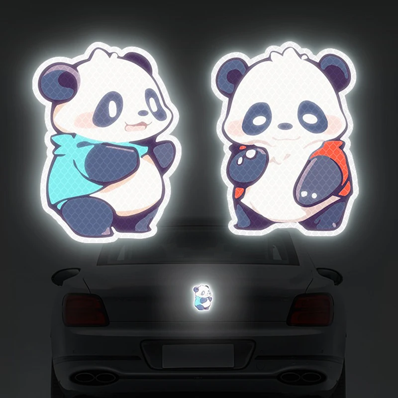 Cartoon Panda Automotive Reflective Decal Night Visibility Reflective Strips Personalized Decoration Helmet Stickers 10.8x8.2cm
Cartoon Panda Automotive Reflective Decal Night Visibility Reflective Strips Personalized Decoration Helmet Stickers 10.8x8.2cm