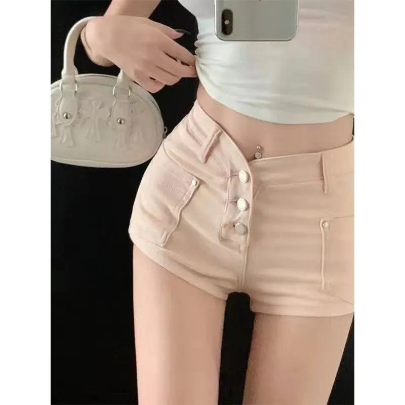 Новые летние стильные джинсовые шорты для рабочей одежды для женщин, узкие шорты с высокой талией
Новые летние стильные джинсовые шорты для рабочей одежды для женщин, узкие шорты с высокой талией