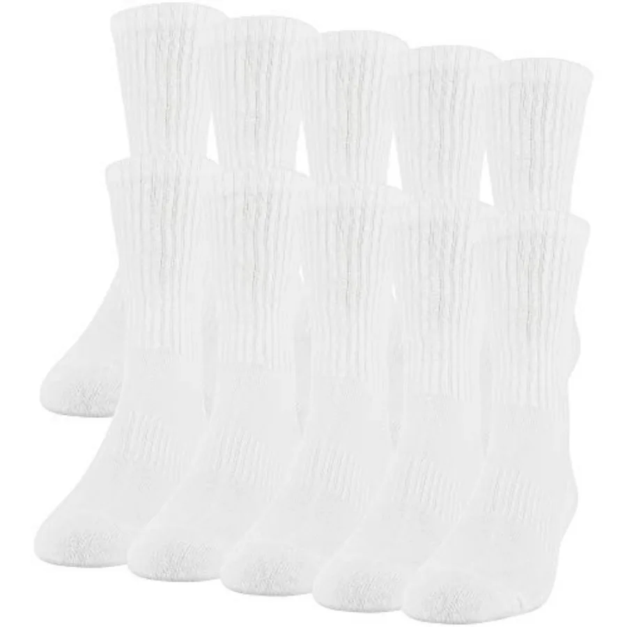 Men's Active Cotton Crew Socks 10-Pack
Men's Active Cotton Crew Socks 10-Pack