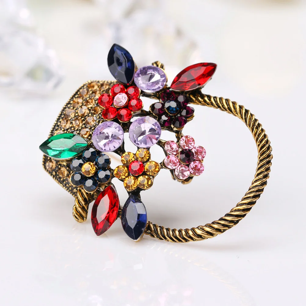 1Pcs Vintage Flower Basket Brooch Pin Rhinestone Decoration Elegant Brooch Clip for Women Dress Party Gift Women Breastpin
1Pcs Vintage Flower Basket Brooch Pin Rhinestone Decoration Elegant Brooch Clip for Women Dress Party Gift Women Breastpin