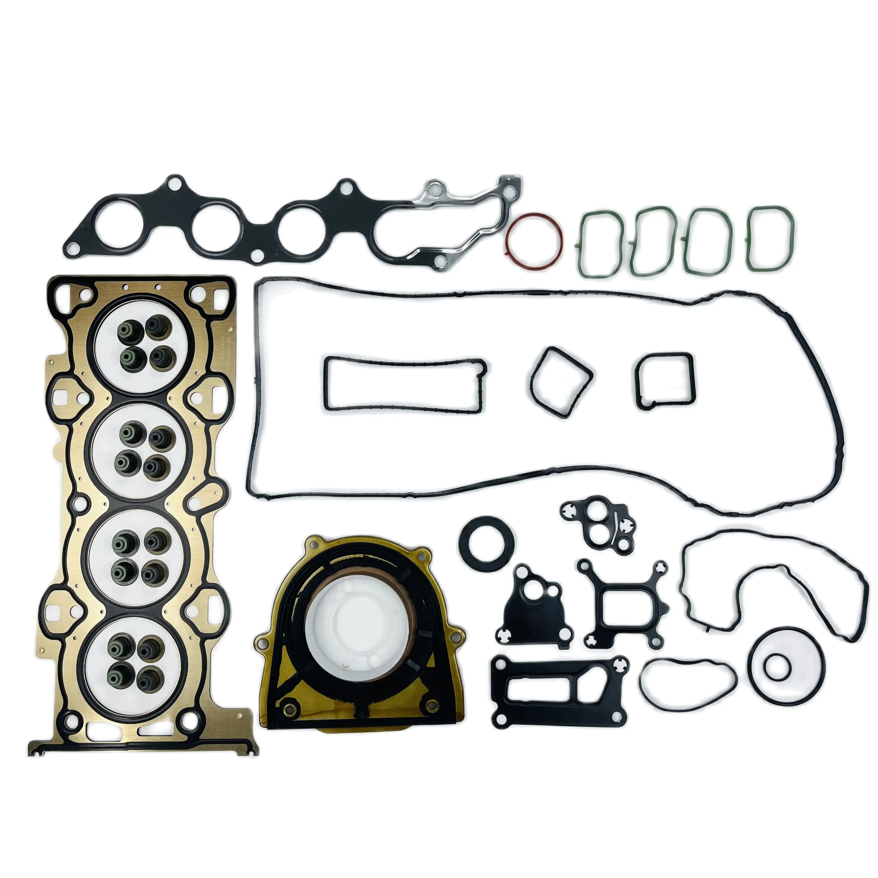 original 3S4G-6013-AC Engine Gasket Kit Seal Gasket Engine Overhaul Gasket Kit For Ford-Focus 1.8Engine sealing gasket
original 3S4G-6013-AC Engine Gasket Kit Seal Gasket Engine Overhaul Gasket Kit For Ford-Focus 1.8Engine sealing gasket