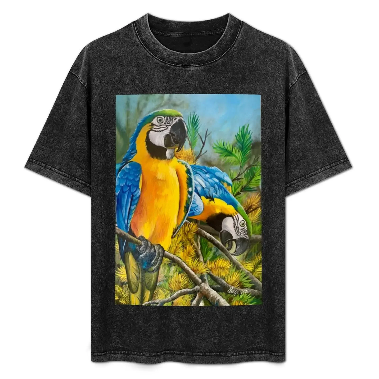 Blue and Gold Macaws #1 T-Shirt street wear luxury designer Man t-shirt funny gifts t shirts for men
Blue and Gold Macaws #1 T-Shirt street wear luxury designer Man t-shirt funny gifts t shirts for men