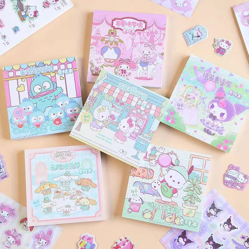 6 шт./лот Sanrio Kuromi Melody Hangyodon Kitty наклейка милый скрапбук DIY дневник декоративная уплотнительная наклейка альбом наклейка этикетка
6 шт./лот Sanrio Kuromi Melody Hangyodon Kitty наклейка милый скрапбук DIY дневник декоративная уплотнительная наклейка альбом наклейка этикетка