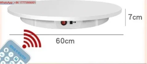 60CM Electric Rotating Turntable 3D Scanning Photography Display Stand Remote Control Speed Direction 360° Rotation Load 150KG
60CM Electric Rotating Turntable 3D Scanning Photography Display Stand Remote Control Speed Direction 360° Rotation Load 150KG