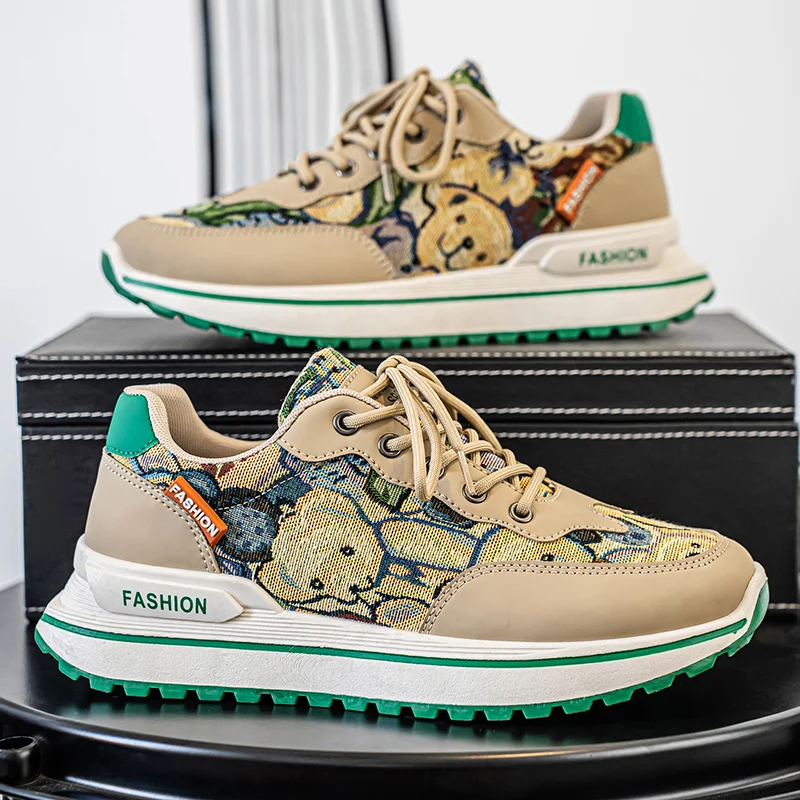 Men's Breathable Casual Sneakers Luxury Trainer Fashion Loafers Comfortable Running Shoes Race Tenis
Men's Breathable Casual Sneakers Luxury Trainer Fashion Loafers Comfortable Running Shoes Race Tenis