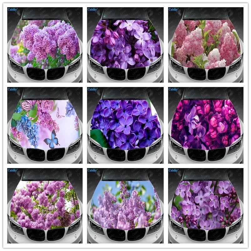Beautiful Purple Lilac Flower Design Car Hood Vinyl Stickers Wrap Vinyl Film Engine Cover Decals Sticker Car Auto Accessories
Beautiful Purple Lilac Flower Design Car Hood Vinyl Stickers Wrap Vinyl Film Engine Cover Decals Sticker Car Auto Accessories