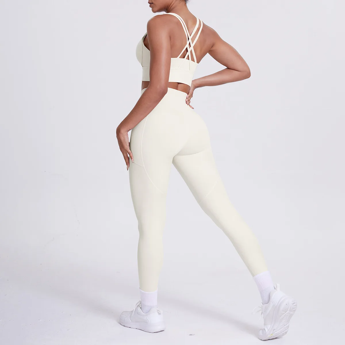 2 Piece Solid Color Sports Yoga Set Women Tracksuit Athletic Cross Back Nylon Yoga Top Women Sports Bra Leggings Pilates Fitness
2 Piece Solid Color Sports Yoga Set Women Tracksuit Athletic Cross Back Nylon Yoga Top Women Sports Bra Leggings Pilates Fitness