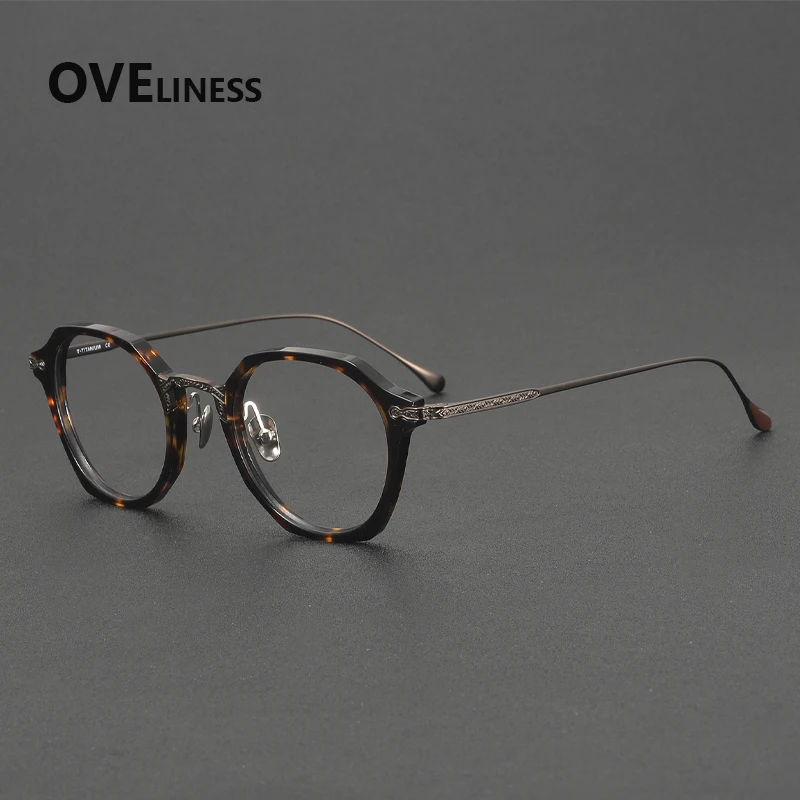 Acetate Titanium Glasses Frame Women New Brand Design Vintage Retro Round Eyeglasses frame Men Spectacles Japanese Eyewear
Acetate Titanium Glasses Frame Women New Brand Design Vintage Retro Round Eyeglasses frame Men Spectacles Japanese Eyewear
