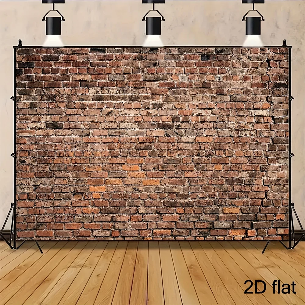 2D flat 1pc realistic texture brick wall background - polyester fabric brick background, home, photo booth, party decoration
2D flat 1pc realistic texture brick wall background - polyester fabric brick background, home, photo booth, party decoration