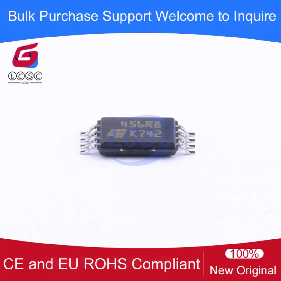 10Pcs/Pack M24256-BRDW6TP 1.8V~5.5V 256Kbit 1MHz I2C Compatible EEPROM TSSOP-8 Memory IC Chip Code 456R8 Integrated Circuit
10Pcs/Pack M24256-BRDW6TP 1.8V~5.5V 256Kbit 1MHz I2C Compatible EEPROM TSSOP-8 Memory IC Chip Code 456R8 Integrated Circuit