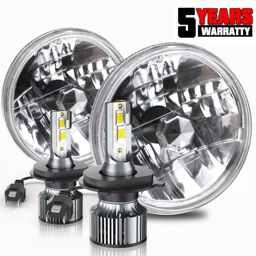 For Chevy Nova 1963-1978 7inch Round LED Headlight Assembly with 12V H4 6500K 20000LM Super Bright White Bulbs Plug and play
For Chevy Nova 1963-1978 7inch Round LED Headlight Assembly with 12V H4 6500K 20000LM Super Bright White Bulbs Plug and play