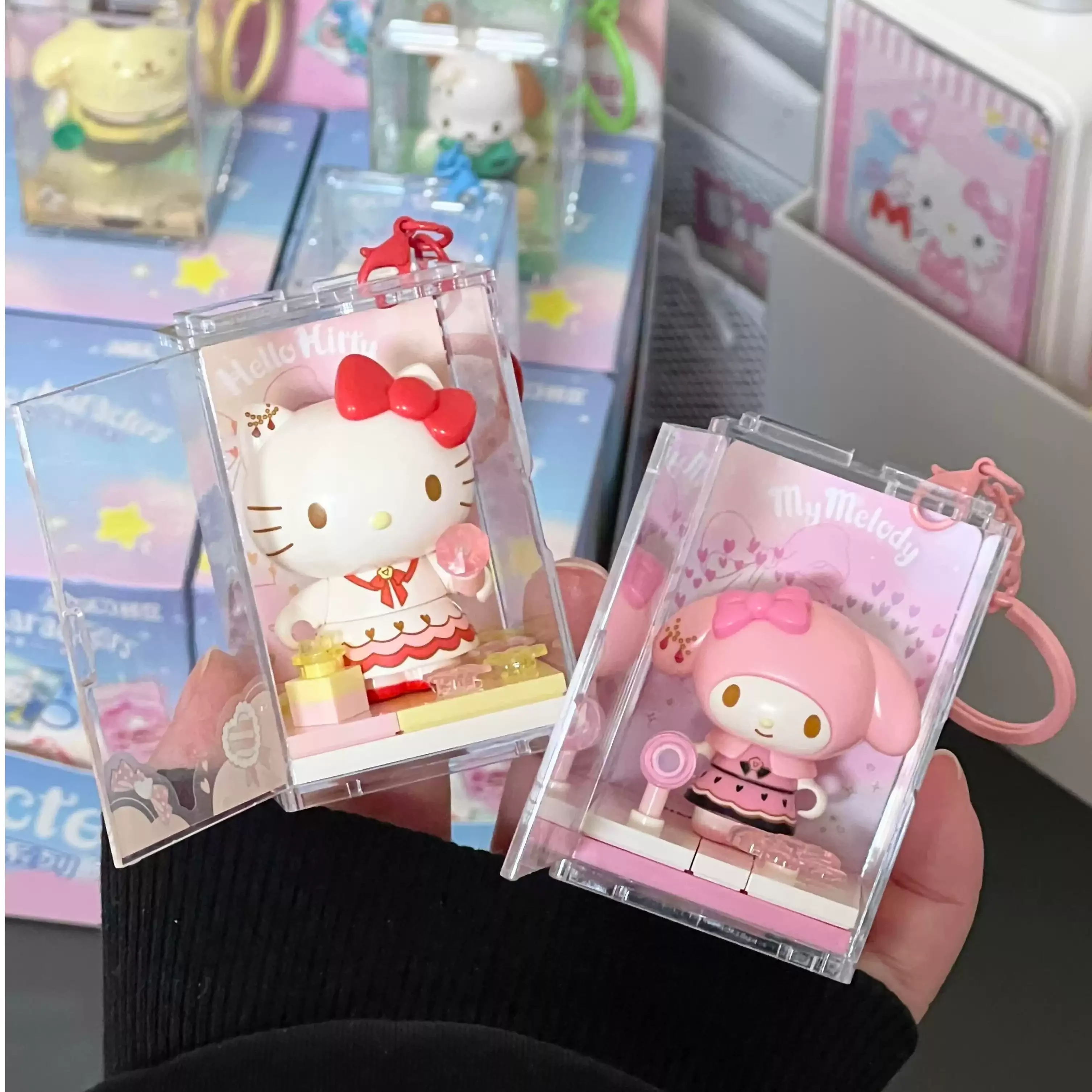 Area-x Sanrio Characters Blind Box Keychains Bag Pendant HelloKitty Kuromi My Melody Cute Collectible New Year Gift For Girls
Area-x Sanrio Characters Blind Box Keychains Bag Pendant HelloKitty Kuromi My Melody Cute Collectible New Year Gift For Girls