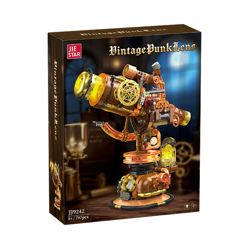 IN STOCK JJ9242 MOC Technical Retro Punk Telescope Building Blocks Bricks Assembling Model Toys for Children Christmas Gift Set
IN STOCK JJ9242 MOC Technical Retro Punk Telescope Building Blocks Bricks Assembling Model Toys for Children Christmas Gift Set