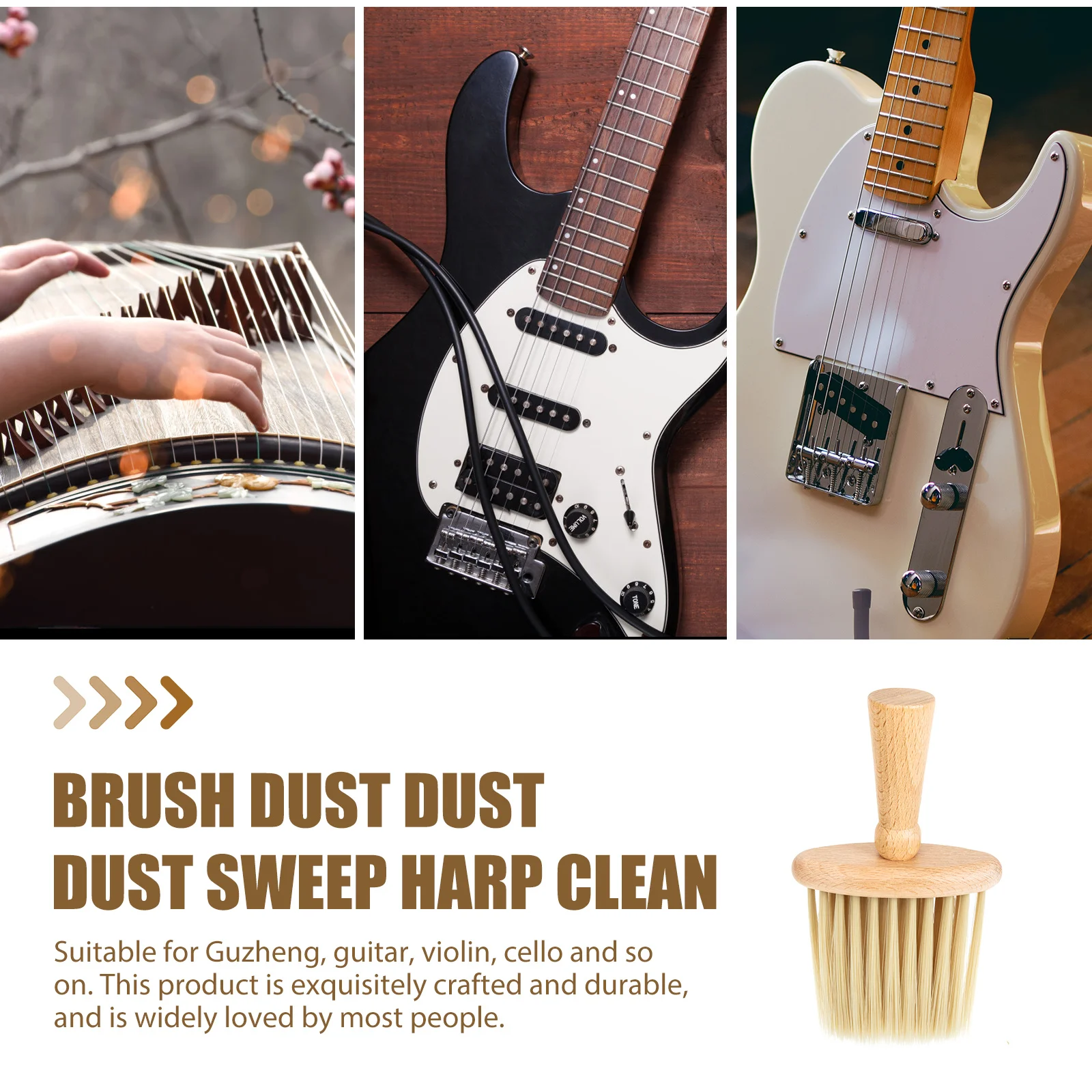 2pcs Guzheng Cleaning Brush Premium Wooden Dust Removal Tool Strong Bristles Ergonomic Handle Guzheng Accessories Cleaning
2pcs Guzheng Cleaning Brush Premium Wooden Dust Removal Tool Strong Bristles Ergonomic Handle Guzheng Accessories Cleaning