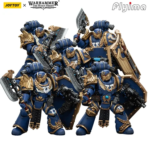 JOYTOY  Warhammer 30K 1/18 Action Figures Ultramarines Invictarus Suzerain Squad Suzerain 5PCS Model Anime Military Model
