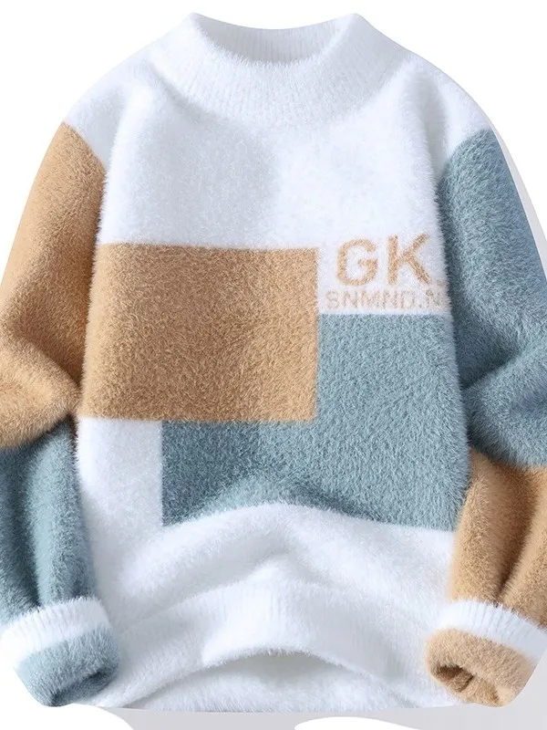 Thiened Men's Knitted Sweater Casual Autumn Winter Polyester Fiber Soft Warm Long Sve f High Collar Faionable Stree...
Thiened Men's Knitted Sweater Casual Autumn Winter Polyester Fiber Soft Warm Long Sve f High Collar Faionable Stree...